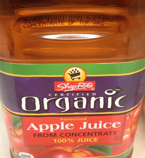 what brands of apple juice are made in china